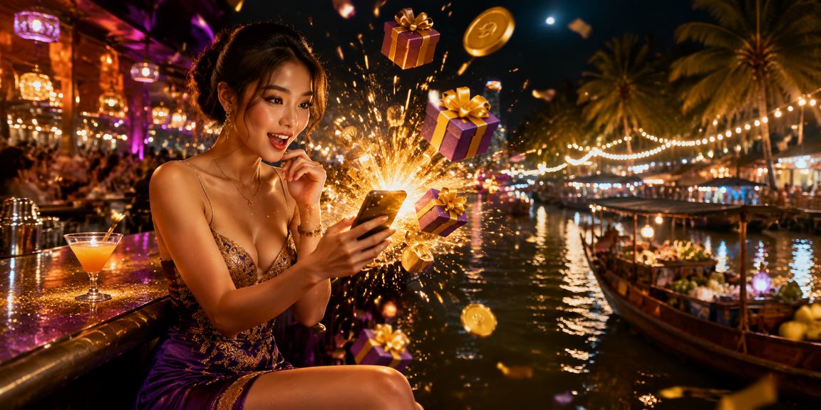 Khung cảnh miền Tây minh họa slot game và jackpot trên điện thoại